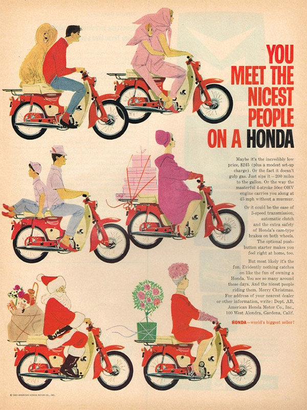 Honda advertentie motor