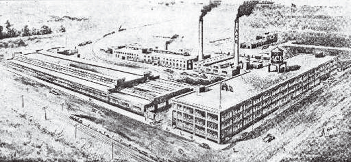 Excelsior fabriek toen