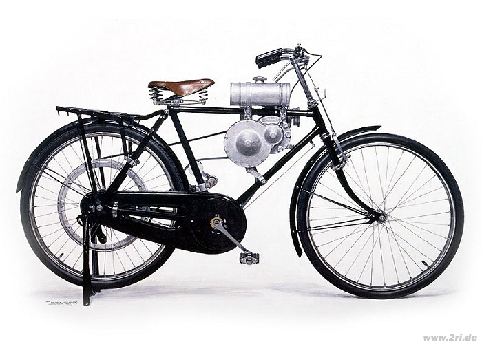 Honda fiets met hulpmotor
